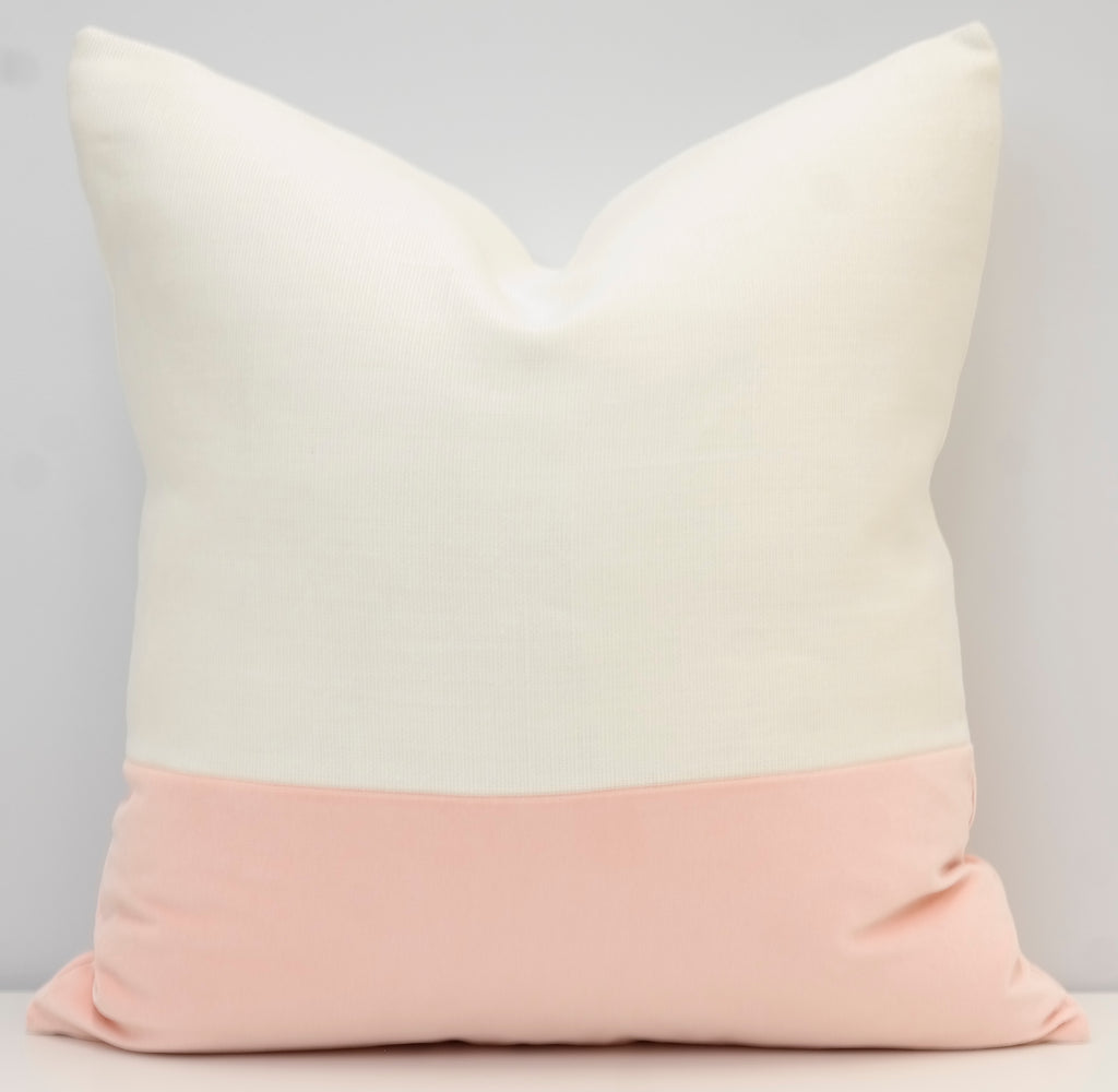 Bennett Square in Blush Tesoro Velvet