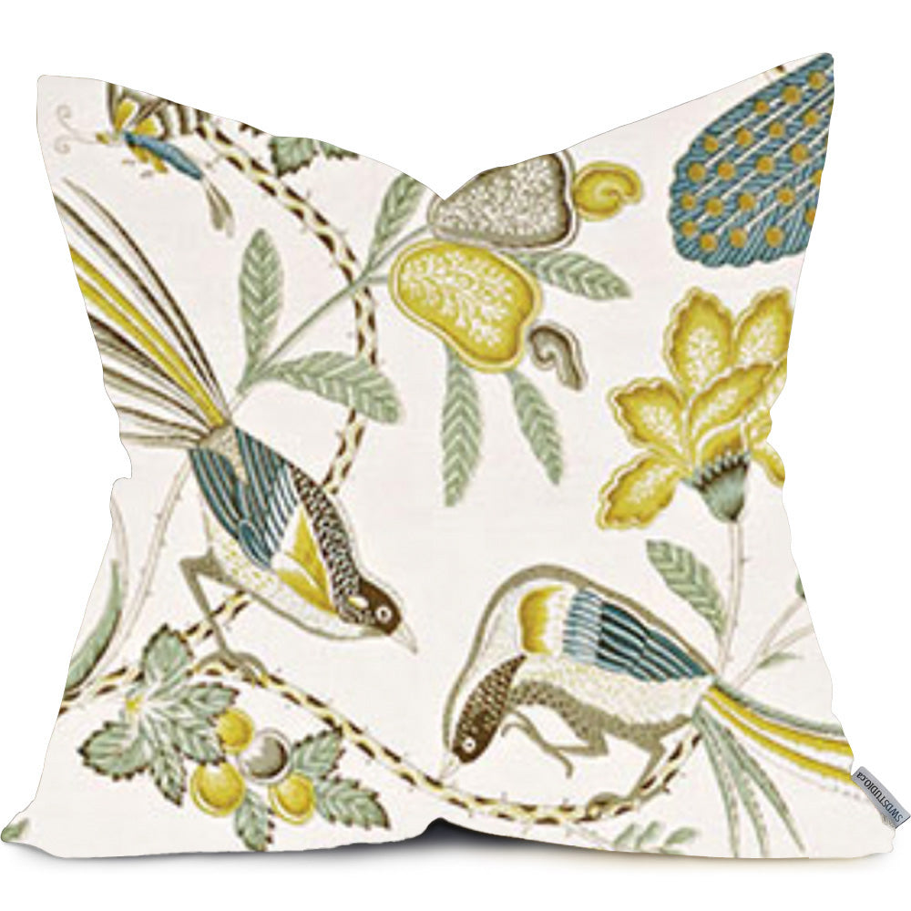 Campagne Cadet & Citron Pillow Cover | SWD Studio