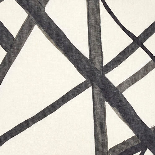 Channels in Ebony/Ivory Fabric Swatch