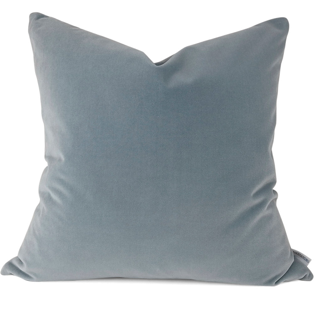 Jackson Wedgewood Cordoba Velvet Pillow Cover | Shown in 20x20