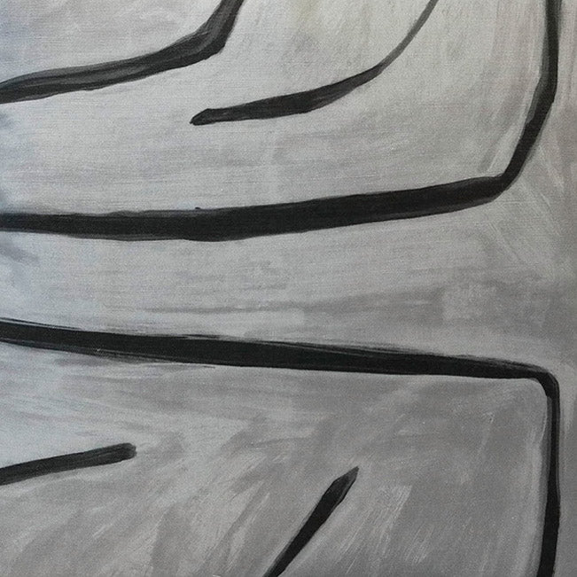 Graffito Graphite Fabric Swatch