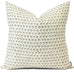 Isalyn Hand Blocked Pillow Cover | Shown in 20x20 | Front View
