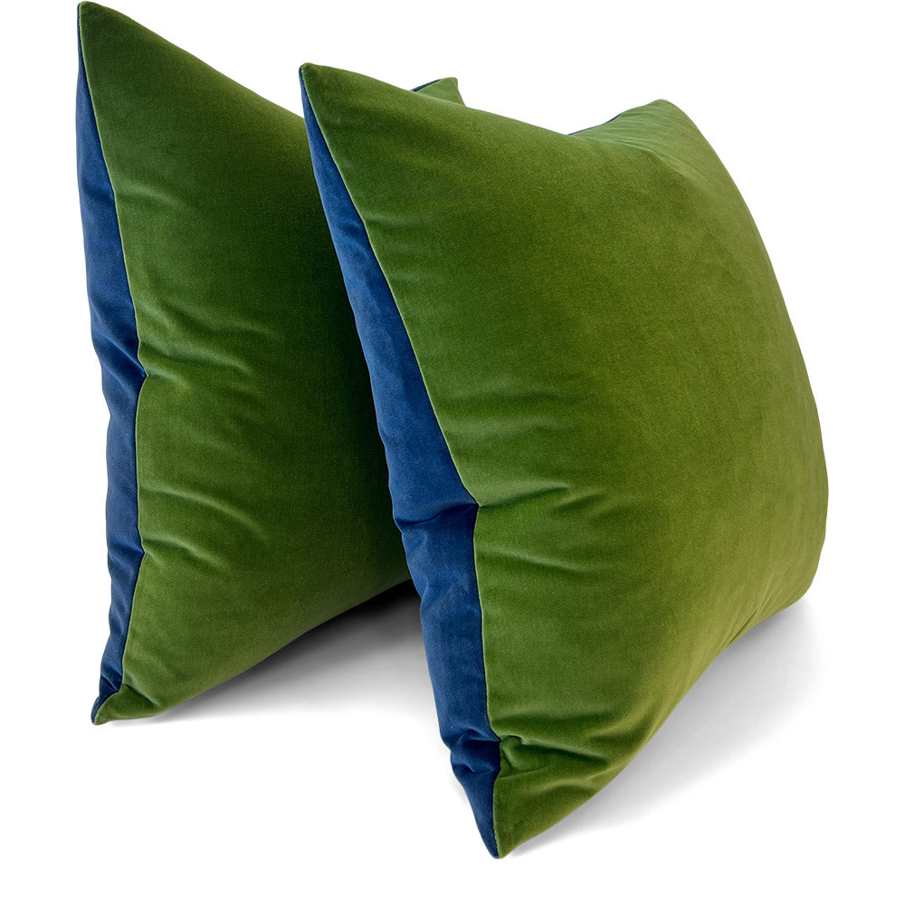 Jackson Duo | Shown in Delft & Kiwi | Size 20x20