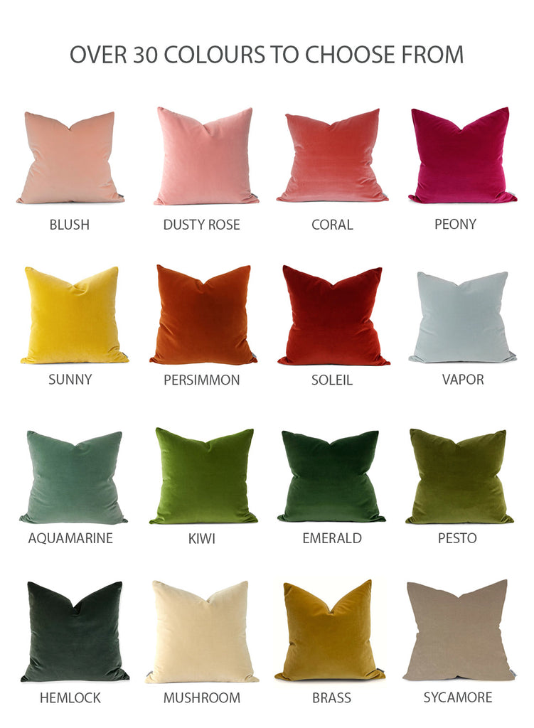 Jackson Velvet Colour Chart | SWD Studio
