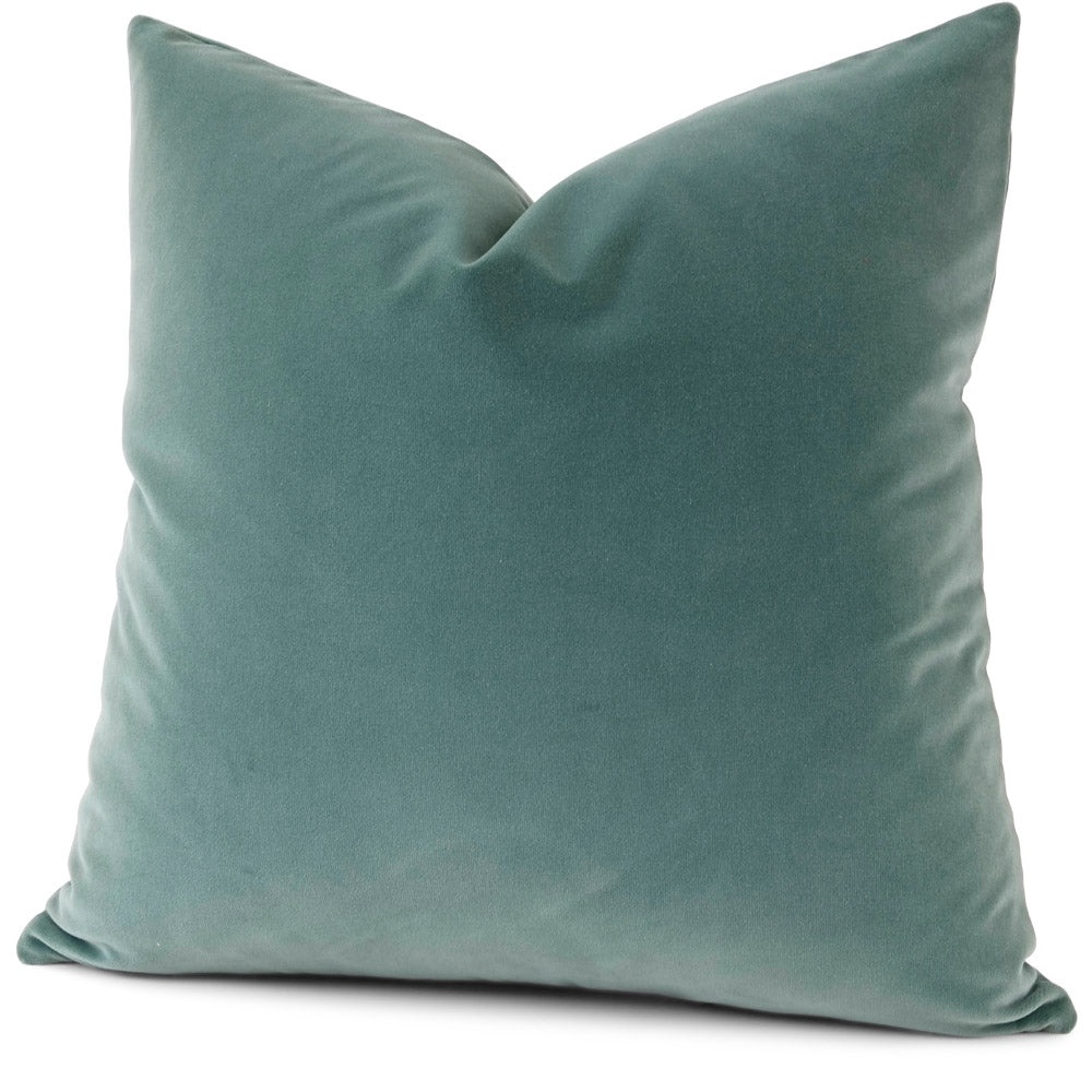 Jackson:  Seaglass Tesoro Velvet Pillow Cover | Shown in 20x20)