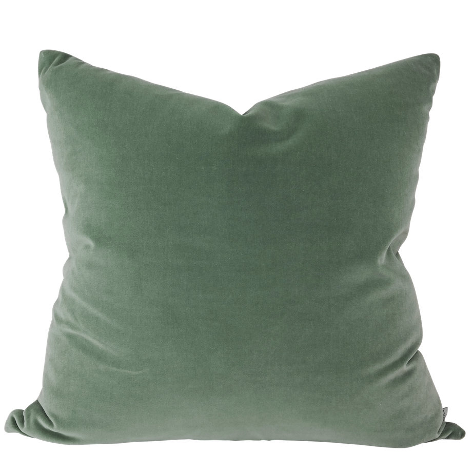Jackson Aquamarine Cordoba Velvet | Shown in 20x20 | SWD Studio | Giorgio Velvet | Made in Canada