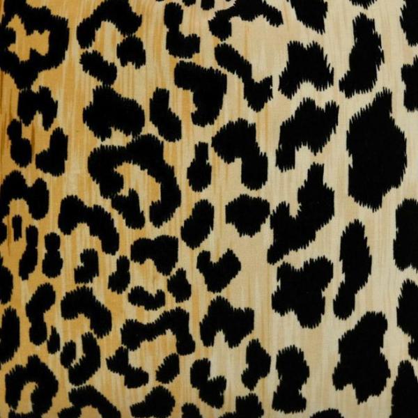 Leopard Velet Fabric Swatch