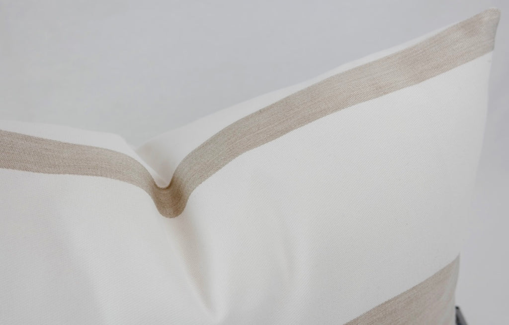 Manhattan Stripe Beige + Off-White (In-Stock)