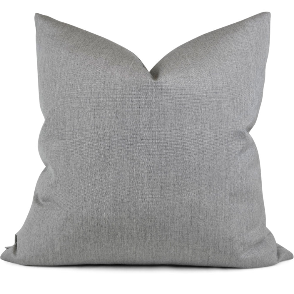 Manhattan Stripe in Grey Shown in 20x20 (Back View) - SWD Studio