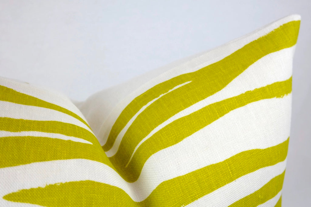 Mona Zebra Chartreuse