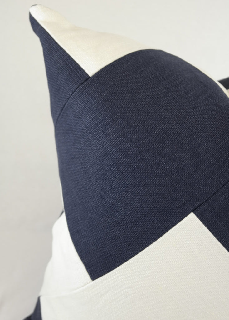 Chevron Slubby Linen - Set of 2