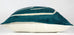 Graffito Teal/Pearl Pillow Cover | Bottom View | Shown in 20x20