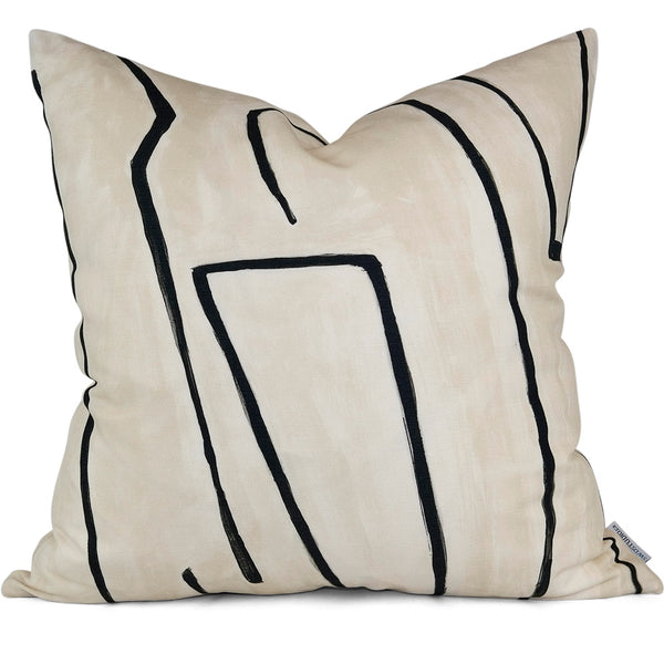 CREATIVE DRUG STORE × VERDY PILLOW Kelly Wearstler Graffito Linen/Onyx Pillow Cover – SWD STUDIO