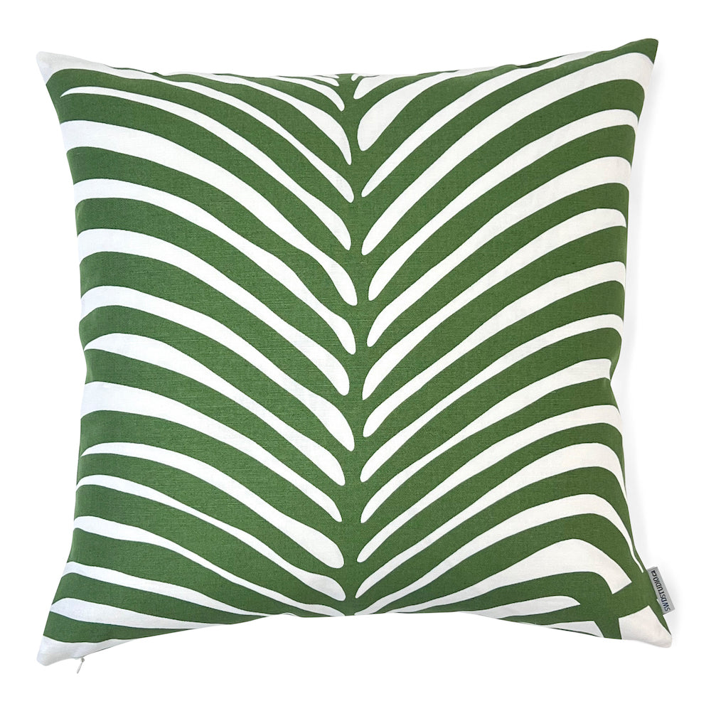 Zebra Palm Linen Jungle
