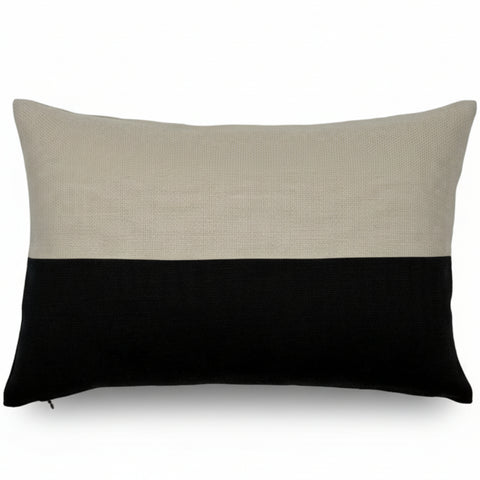 Blake Colour Block in Tan/Ebony Combination | SWD Studio | Made in Canada