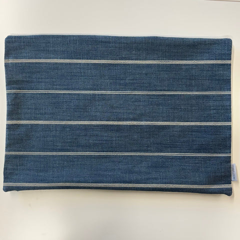 Fritz Indigo Pillow Cover | Size 13x19 | SWD Studio | Handmade in Canada