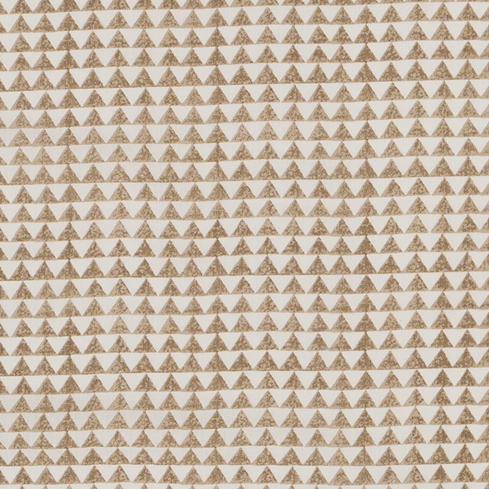 Pyramid Print Truffle Fabric Swatch