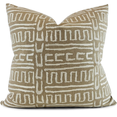 Abenaki Chestnut Pillow Cover | Shown in 20x20