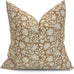 Amara Natural Rust Pillow Cover | Shown in 20x20 | Front View