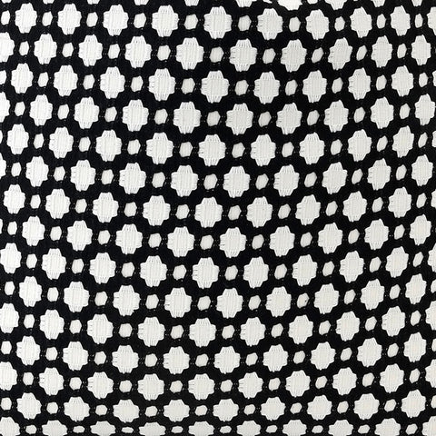 Betwixt Black/White Fabric Swatch