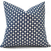 Betwixt Indigo/Ivory Pillow Cover | Shown in 20x20