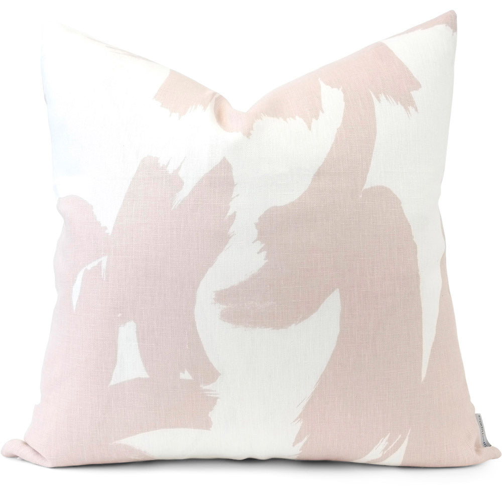 Boldstroke in Black Pillow Cover | Front View | Shown in 20x20