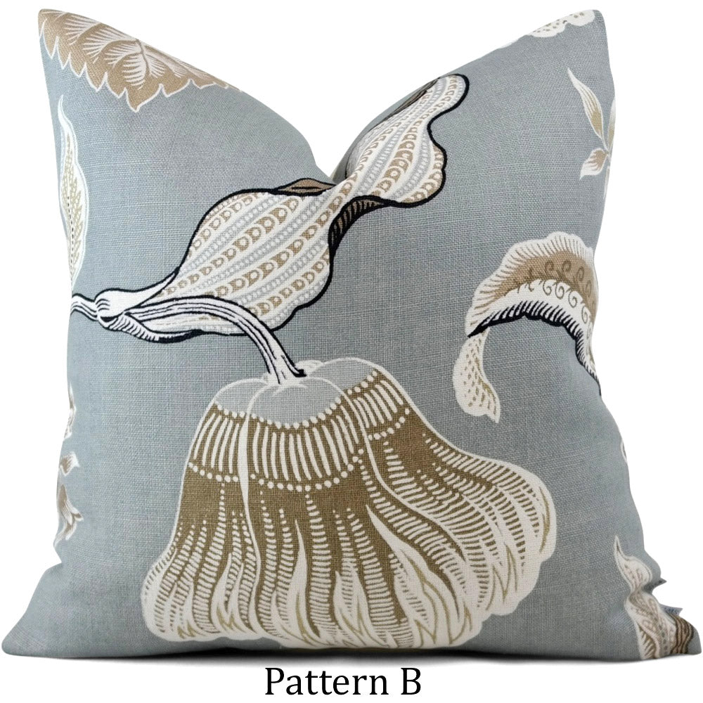 Mineral blue throw pillows top