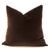 Jackson: Toblerone Cordoba Velvet - Front View (Shown in 20x20) | SWD Studio | Made in Canada