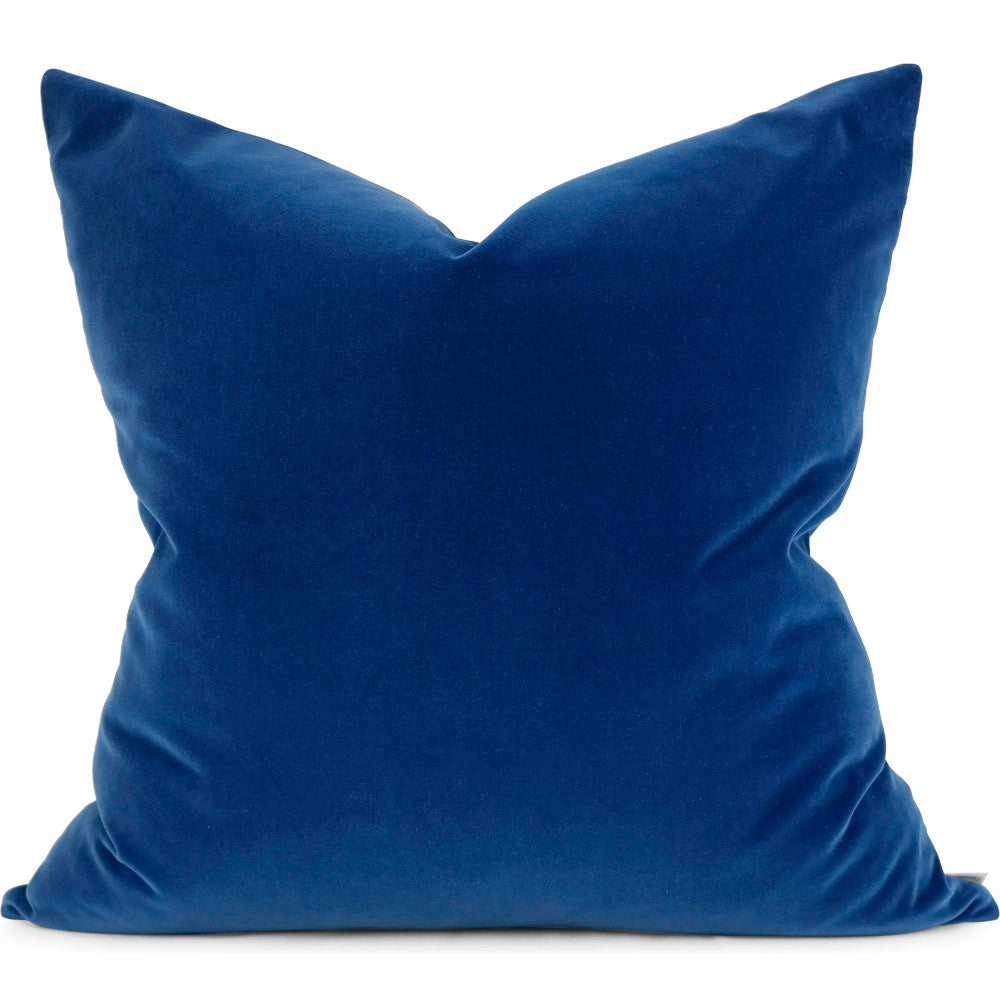 Jackson Sapphire Cordoba Velvet | Shown in 20x20 | SWD Studio | Sapphire Giorgio Velvet  | Made in Canada