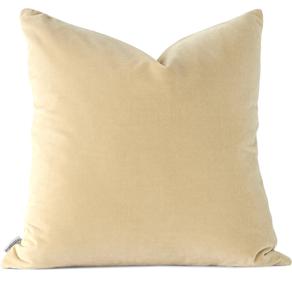 Jackson Mushroom Cordoba Velvet | Shown in 20x20