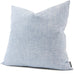 Linder Chambray Pillow Cover | Left Angled View | Shown in 20x20
