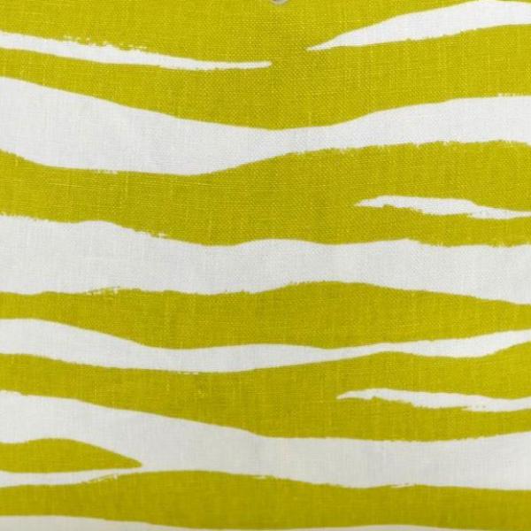 Mona Zebra in Chartreuse Fabric Swatch