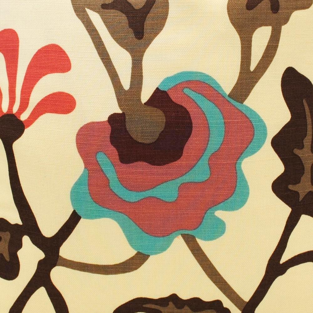 Potalla Multi Pinks Turquoise Taupe Fabric Swatch