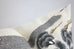 DAINTREE Grey Pillow Cover - Close Up - Top Angled View