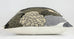DAINTREE Grey Pillow Cover - Shown in Bottom View