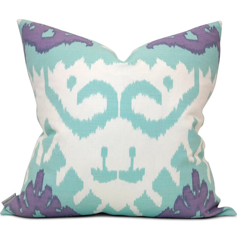 Kazak Aqua Lilac on White | Size 11x19 | Discontinued