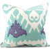 Kazak Aqua Lilac on White | Size 11x19 | Discontinued