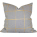 COQUETTE HEATHER/GOLD Pillow Cover - Shown in 20"x20"