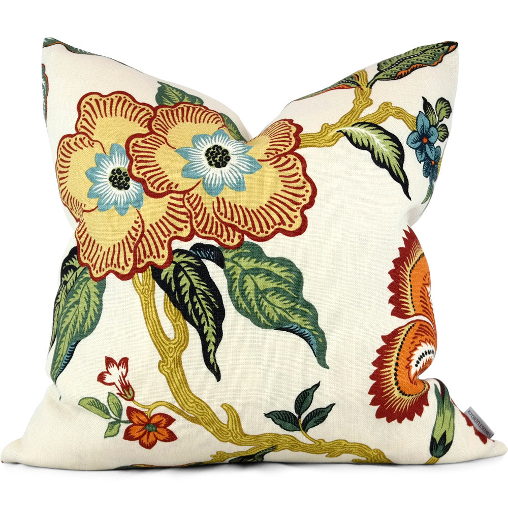 HOTHOUSE FLOWERS SPARK Pillow Cover - Shown in 20"x20"