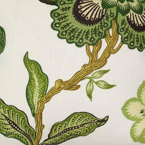 Hothouse Flowers in Verdance Fabric Swatch by F Schumacher