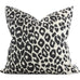 Iconic Leopard Graphite Pillow Cover | In-Stock