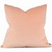 Jackson:  Tesoro Velvet in Blush (Shown in 22" x 22")