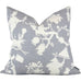 Shantung Silhouette Print Wisteria Pillow Cover - Shown in 20"x20"