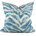 ZEBRINK TURQUOISE Pillow Cover - Shown in 20"x20"